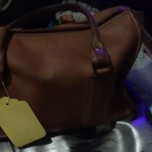 70s coach purse leather brown madison